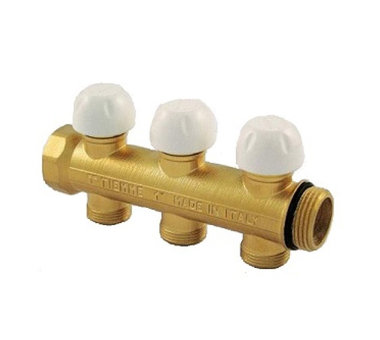 Коллектор с термостатическими клапанами TIEMME 1" 04D 3/4"(18) INT=50 (3040010) в Нижнем Новгороде Коллектор с термостатическими клапанами TIEMME 1" 04D 3/4"(18) INT=50 (3040010) в Нижнем Новгороде