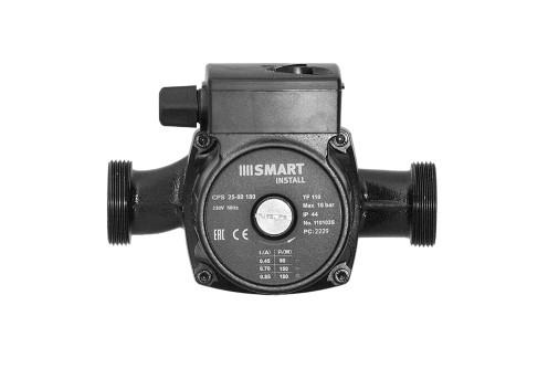 Насос циркуляционный Smart Install CPS 25-80 180мм 180Вт 1x230В 50Гц с гайками в Нижнем Новгороде