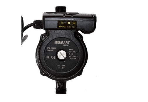 Насос повысительный Smart Install CPB 15-120 195мм 270Вт 1x230В 50Гц с гайками в Нижнем Новгороде