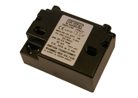 Трансф. поджига газ FIDA 26/40 50% PM Prim. 230В/0.15A/50Гц, Sec. 26кВ/40мА (WSG 20 New) арт. 5020069 (3-18-0660)