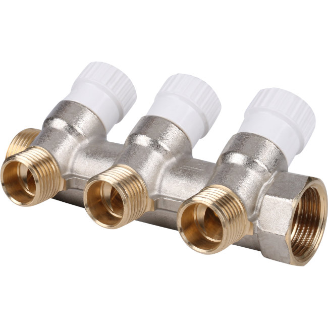 Коллектор распределительный STOUT 3/4", 3 отвода 1/2" (SMB 6851 341203) в Нижнем Новгороде Коллектор распределительный STOUT 3/4", 3 отвода 1/2" (SMB 6851 341203) в Нижнем Новгороде