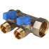 Коллектор с шаровыми кранами STOUT 1", 2 отвода 1/2" (синие ручки) (SMB 6201 011202) в Нижнем Новгороде Коллектор с шаровыми кранами STOUT 1", 2 отвода 1/2" (синие ручки) (SMB 6201 011202) в Нижнем Новгороде
