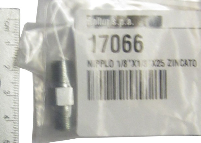 Ниппель 1/8”x1/8”x20 арт. 17066 (3-18-9236) в Нижнем Новгороде