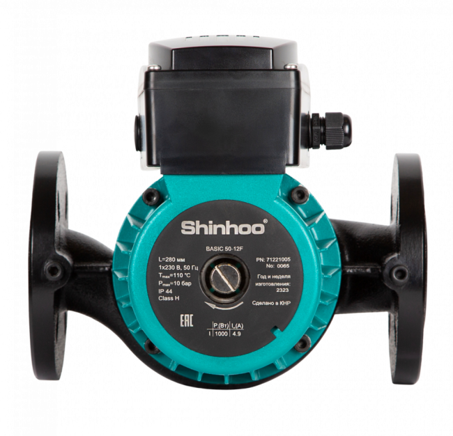 Насос циркуляционный с мокрым ротором Shinhoo BASIC 50-16SF Насос циркуляционный с мокрым ротором Shinhoo BASIC 50-16SF