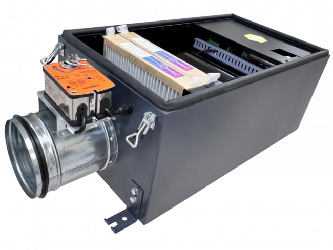 Вентиляционная установка с электрическим нагревом Minibox.E-200-FKO.PREMIUM Вентилятор EC EbmPapst (Германия) в Нижнем Новгороде