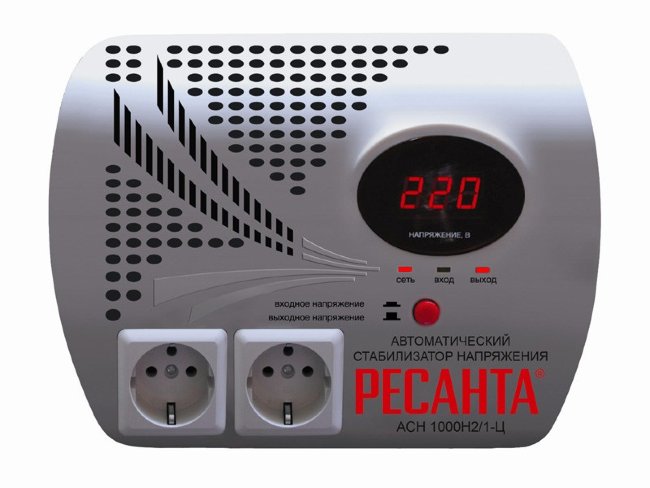 Однофазный цифровой настенный стабилизатор серии LUX РЕСАНТА АСН-1000Н2/1-Ц Однофазный цифровой настенный стабилизатор серии LUX РЕСАНТА АСН-1000Н2/1-Ц