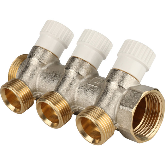 Коллектор распределительный STOUT 1", 3 отвода 3/4"ЕК (SMB 6851 013403) в Нижнем Новгороде