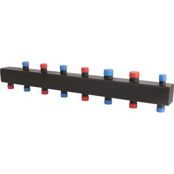 Коллектор 4(6) выхода распределительный ROMMER 1х1 1/4" (RDG-0016-004046)