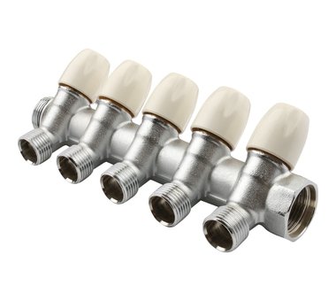 Коллектор 5 выходов TIEMME 3/4"х1/2 1860010(1866K160405)