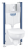 Система инсталляции GROHE QuickFix Solido 5 в 1 для подвесного унитаза, альпин-белый