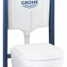 Система инсталляции, GROHE QuickFix Solido, 5 в 1, подвесной унитаз Euro Ceramic