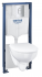 Система инсталляции GROHE QuickFix Solido 5 в 1 для подвесного унитаза, альпин-белый