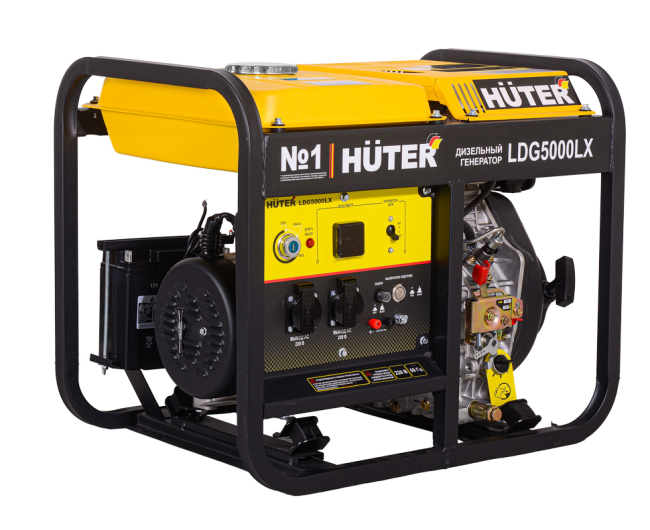 Электрогенератор дизельный LDG 5000LX Huter Электрогенератор дизельный LDG 5000LX Huter