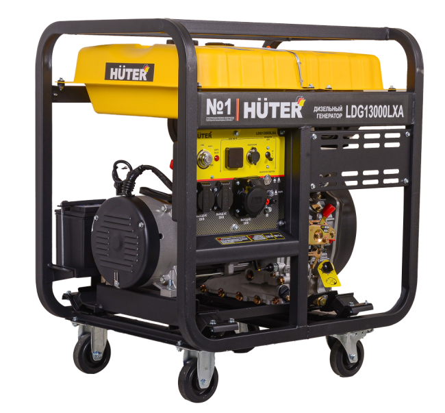Электрогенератор дизельный LDG 13000LXА Huter