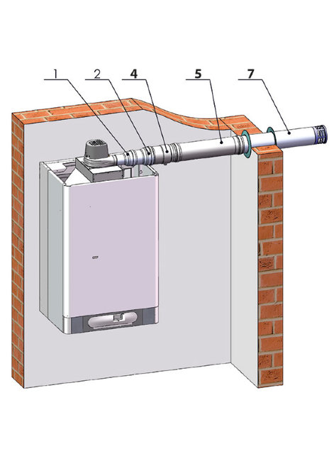 Дымоудаление THERM 1x ø 100 - DUO 50 T.A в Нижнем Новгороде